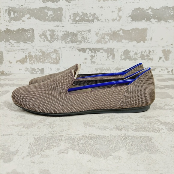 NEW Rothy's The Loafer Mocha Knit Round Toe Slip On Loafers X472